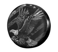 Copri Ruota di Scorta American Flag Flight Eagle Copri Gomme Protezione UV Borsa Pneumatici Protezione Copertura della Ruota per Viaggio Accessori Camion XL