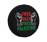 Copri Ruota di Scorta Free Palestine Copertura della Ruota Impermeabile Copriruota Antipolvere Borsa Pneumatici per SUV Camion Tutti I Diametri M