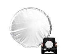 Copri ruota di scorta per auto - Tessuto Oxford rivestito in argento da 27-31 pollici, impermeabile, resistente al sole | Copertura universale per pneumatici resistente sporco, protezione da piog