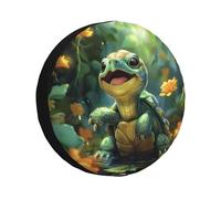 Copri Ruota di Scorta Sea Turtle Copertura della Ruota di Scorta Universale Impermeabile Custodia Pneumatici di Ricambio per Car Campers SUV,60-69cm