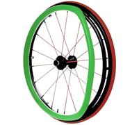 Copri ruota posteriore for sedia a rotelle da 24 pollici/copertura for spinta manuale, (una coppia), copertura for spinta manuale antiscivolo e resistente all'usura, ruota posteriore for sedia a rotel