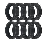 Copri ruote da viaggio, 8 protezioni per ruote per bagagli, protezione per ruote da viaggio, in silicone, protezione per ruote per valigie, antirumore e antigraffio per valigie, scomparti e ruote