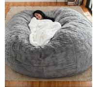 Copri Sacco Solo Velluto Addensato Morbida Cerniera Lavabile Senza Riempimento Stretch Tinta Unita Stile Moderno Camera Letto Ufficio Soggiorno Patio Adolescenti Adulto,D,180 * 90cm