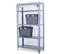 Copri scaffale Domopak Living 95x40x185cm Transparent