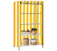 Copri Scaffale per Organizzazione | Copri Ripiani Resistente per Griglie Metalliche,Copertura 210D Impermeabile Antipolvere per Armadio Garage Interni Esterni Dispensa Cucina Organizzazione