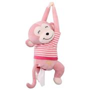Copri scatola per fazzoletti, divertente supporto per auto con scimmia in peluche Style2