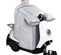 Copri Scooter Termico Antivento Con Guanti - Grembiule Per Gambe Foderato In Peluche Impermeabile, Coperta Per Moto | Fodera In Peluche Per Motociclisti, Protezione Calda Per Motociclisti, Protezione