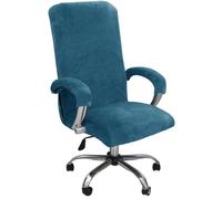 Copri Sedia Da Ufficio In Velluto,Coprisedia Gaming, Coprisedia Ufficio Elasticizzato Universali, Copertura Da Ufficio Computer, Fodera Sedia Ufficio Schienale Alto Con Copri Braccioli I,XL-1pcs