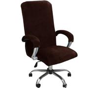 Copri Sedia Da Ufficio In Velluto,Coprisedia Gaming, Coprisedia Ufficio Elasticizzato Universali, Copertura Da Ufficio Computer, Fodera Sedia Ufficio Schienale Alto Con Copri Braccioli F,L-2pcs