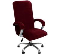 Copri Sedia Da Ufficio In Velluto,Coprisedia Gaming, Coprisedia Ufficio Elasticizzato Universali, Copertura Da Ufficio Computer, Fodera Sedia Ufficio Schienale Alto Con Copri Braccioli B,L-1pcs