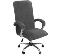 Copri Sedia Da Ufficio In Velluto,Coprisedia Gaming, Coprisedia Ufficio Elasticizzato Universali, Copertura Da Ufficio Computer, Fodera Sedia Ufficio Schienale Alto Con Copri Braccioli G,L-2pcs