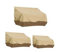 Copri Sedie Esterno Custodia for sedie for divani da esterno Copertura for mobili da giardino Protezione antipolvere impermeabile Custodia protettiva for divano da balcone traspirante(Beige and coffee