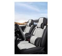 Copri Sedile Auto Coprisedili Per Auto 3D Stile Universale Per Jaguar Per F-Pace Accessori Interni Protezioni Per Sedili(Luxur yBlack White)