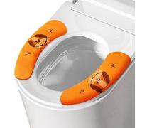 Copri sedile da bagno - Cuscino morbido per WC - Cuscino per WC spesso e riutilizzabile, decorazione per la casa, per bambini, anziani, servizi igienici per adulti, B