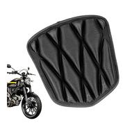 Copri sedile moto | Cuscino pieghevole in gel per moto | assorbimento degli urti | Cuscino imbottito per sedile bicicletta traspirante morbido per incrociatori, moto, guida