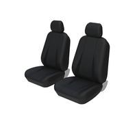 Copri Sedile Per Per BLUEBIRD 1 O 2 Pezzi Coprisedili Per Auto Misura Universale Compatibile Con Airbag Laterale Tutto Compreso Quattro Stagioni(BLACK 2 PCS)