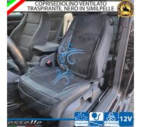 COPRI SEDILE VENTILATO 24 VENTOLE TRASPIRANTE PER JEEP COMPASS MK3 IN SIMILPELLE