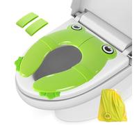 Copri sedile WC pieghevole per bambini, sedile WC pieghevole per bambini, sedile WC per bambini, sedile per bambini, sedile per WC con sacchetto di immagazzinaggio