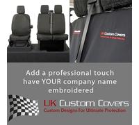 Copri Sedili Anteriori Ford Transit Custom PHEV (2019-2023) Con Ricamo 436 BEM