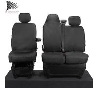 Copri Sedili Anteriori Renault Master Ze Su Misura (2018-2024) Nero 669