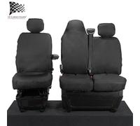 Copri Sedili Anteriori Renault Master Ze Su Misura (2018-2024) Nero 669