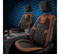 Copri Sedili Auto Adatti Per Kia Soul In Nero Marrone D10