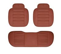 Copri Sedili Auto Coprisedile Auto In Pelle PU Cuscino Sedile Per Civic Per Accord Per Crosstour Per Elysion Per Fit Per Jade Per Jazz Accessori(Brown 5 Seat)