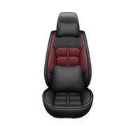 Copri Sedili Auto Coprisedili Per Hyundai Tutti I Modelli Per Solaris Per Tucson 2016 Per Sonata Ix25 I30 Copertura Di Sede Dell'automobile In Pelle Accessori Auto Auto-Styling(Black red pillows)