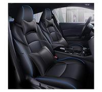 Copri Sedili Auto Custom Luxury Design Styling Coprisedili Auto Per Toyota Per CHR 2019-2023 Similpelle Impermeabile Fit Interni Automobili Set Completo(Nero Blu)