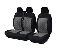 Copri Sedili Auto Per Citroen Per Jumpy 2 + 1 Van Coprisedili Per Camion Accessori Per La Modifica Degli Interni Dell'auto Tessuto POLIESTERE Coprisedili(Type D)