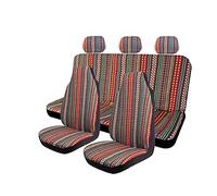 Copri Sedili Auto Set Coprisedili Di Dimensioni Universali Accessori Interni Tessuto Coperta In POLIESTERE Adatto Alla Maggior Parte Delle Auto Coprisedili(7 pc set Type D)