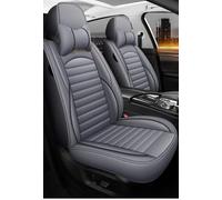 Copri Sedili Coprisedile Per Auto In Pelle Per Octavia Per Rapid Per Superb Per Fabia Per Kodiaq Per Yeti Per KAROQ Per KAMIQ Coprisedili Anteriori Auto(Grigio)