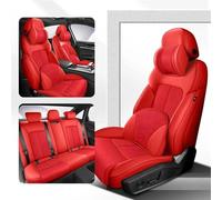 Copri Sedili Coprisedili Per Auto Personalizzati Per Mercedes Per W211 212 213 W164 CLA Interni In Pelle Surround A 360 ° Coprisedili Anteriori Auto(Red B)