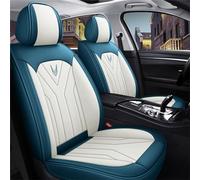 Copri Sedili per Auto Universale per Hyundai Sonata 2000-2024 2025, C, Coprisedili Auto Impermeabile, Confortevole, Traspirante,Schiuma di Resilienza,semplicità(Blue White)