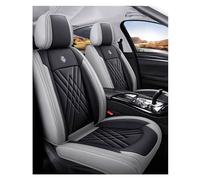 Copri Sedili per Auto Universale per Hyundai Tucson Hybrid 2022-2025, Coprisedili Auto in Pelle, Impermeabile, Traspirante, Airbag Compatibile，Diretto dalla Fabbrica(Grey-Black)