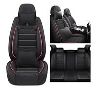 Copri Sedili per Auto Universale per KIA Sportage Stonic Rio 2005-2024, Coprisedili Auto Airbag Compatibile, Resistente all’Acqua, Confortevole, Traspirante E Resistente all'Usura(Black-Red)