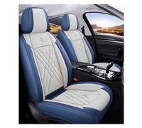 Copri Sedili Per Auto Universale Per VW Passat B8 Variant/Passat Variant Alltrack 2016-2025, Coprisedili Auto In Pelle, Impermeabile, Traspirante, Airbag Compatibile，Diretto Dalla Fabbrica(Blue-Beige)