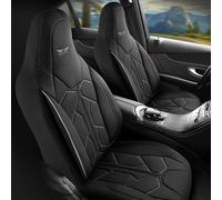 Copri Sedili (Pilota) Compatibili Con Chevrolet Cruze (Nero-Grigio) 1.1