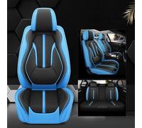 Copri Sedili Set Completo Coprisedili Auto Pelle Traspirante Per Rapid Per Kodiaq Per CRV Per Fit Civic Per Accord Universale Coprisedili Anteriori Auto(Blu)