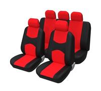 Copri Sedili Set Di Coprisedili Per Auto Universali Completi Copripoggiatesta Per Prius 10 Per VAZ Per Ford Per Fiesta Per Mk5 Coprisedili Anteriori Auto(Rosso)
