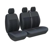 Copri sedili set protezione Coprisedili Per Auto Adatto Per La Maggior Parte Delle Auto Adatto Per Tutte Le Stagioni Coprisedili, Sedile Anteriore Singolo E Doppio Coprisedili Auto(3-Seater BLACK)