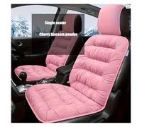 Copri sedili set protezione Cuscino Per Seggiolino Auto Peluche Coprisedile Singolo Anteriore Caldo Spesso Adatto Maggior Parte Auto Decorazione Interna Protezione Seggiolino Coprisedili Auto(Pink)
