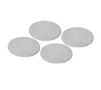 Copri Sgabello Rotondo 4 Pezzi,con Fasce Elastiche Dia.11"-16" - Grigio Chiaro