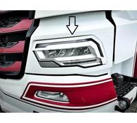 Copri sopracciglia fari per DAF XF XG 2020 + accessorio in plastica ABS