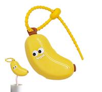 Copri-spazzolino portatile a forma di banana, per bambini, da bagno per famiglia, ragazzi, ragazze, figli, adolescenti, uomini, amici