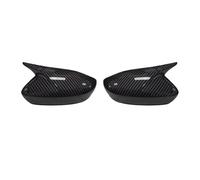 Copri Specchietti Accessori Auto Esterno Porta Ala Laterale Specchio Retrovisore Tappo Copertura Custodia Per Skoda Per Rapid 2011 2012 2013 2014 2015 Calotta Retrovisore(Fibra di carbonio)