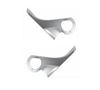 Copri Specchietti Copertura Specchietto Retrovisore Laterale Per Tesla Per Model 3 Highland 2017-2025 Telaio Base Coperchio Inferiore Ricambio(Top Base Silver pair)