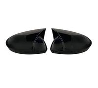 Copri Specchietti Laterali Neri Lucidi Per Renault Per Megane 4 MK4 2016-2020 Copri Specchietto Retrovisore Bat Ricambi Auto(Bright black)