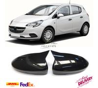 Copri specchietti retrovisori alari per Opel Corsa E modello 2014-2019 nero l...