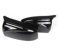Copri Specchietto Auto Per BMW Per X5 Per X6 E70 E71 2007-2013 In Fibra Carbonio/ABS 2x Copertura Specchio Auto Retrovisore Laterale Cap Borsette Ricambio Specchio Calotta Laterale(Glossy Black)